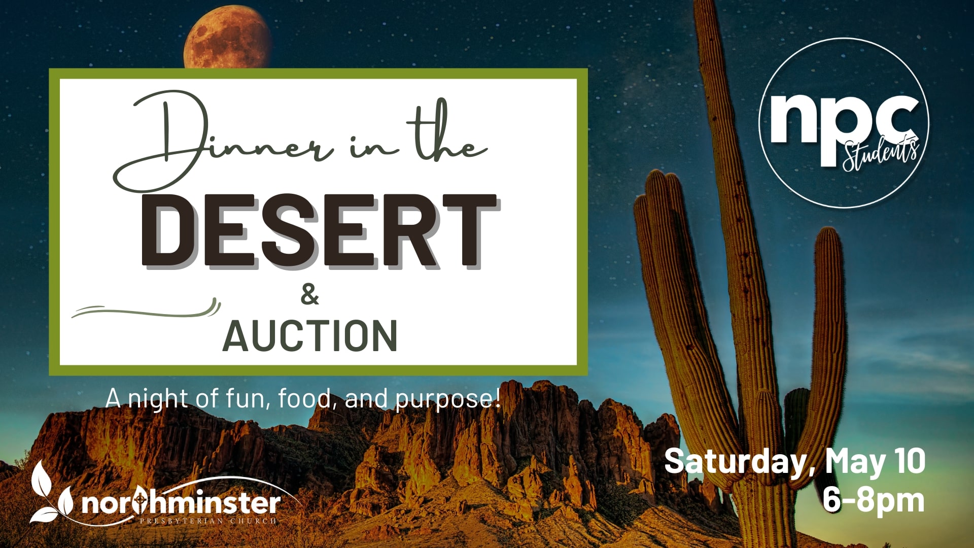 Dinner in the Desert & Auction
