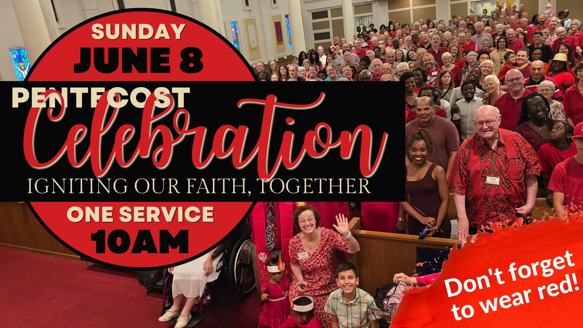 Pentecost Red-out 2025